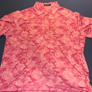 Gfore camo Mens XL golf shirt